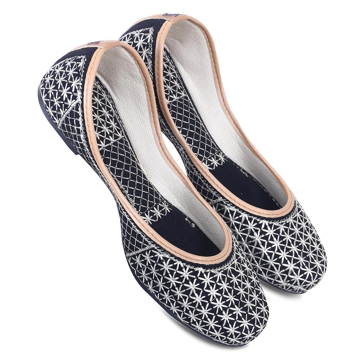 SPO402-DFR Woman Embroidered Punjabi Mojari Jutti Juti for Women Shoe