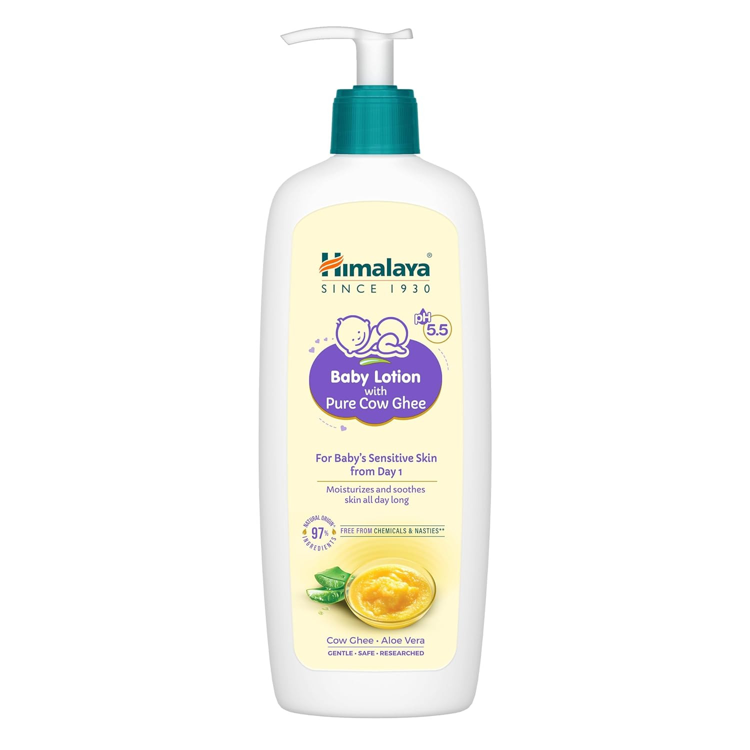 SPO801-Himalaya Baby Lotion with pure cow ghee (400 ml)