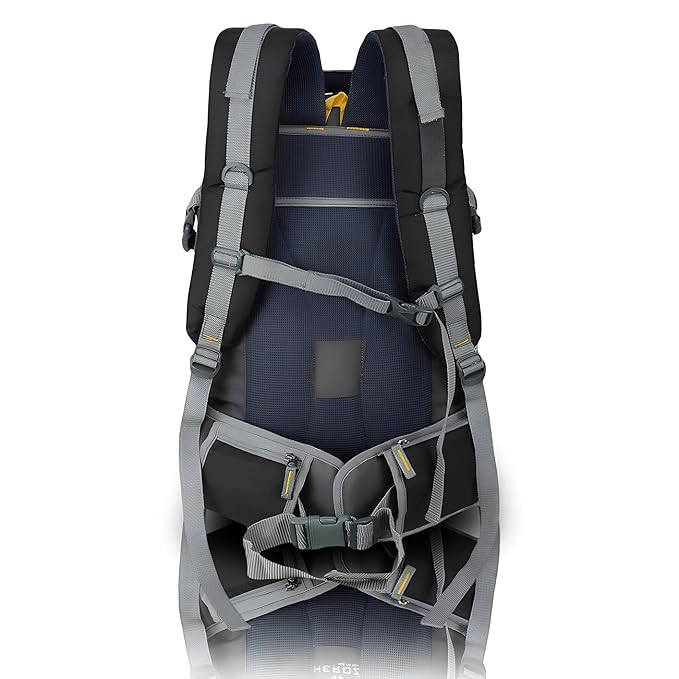 Wesley Spartan Unisex Travel Hiking Laptop Bag fits Upto 17.3 inch with Raincover and Internal Organiser Backpack Rucksack College Backpack