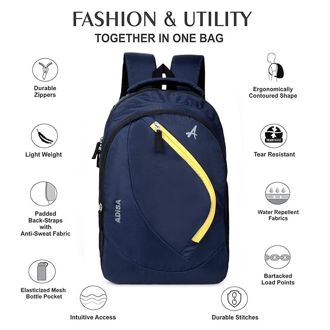 ADISA Laptop Backpack 31 Ltrs