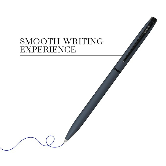 Paperkraft Chopin Lissome - Pack of 1 Blue Pen | Elegant Matte Blue Finish | Premium Gift | Metal Body | Perfect for Professionals | Essential for Official Meetings