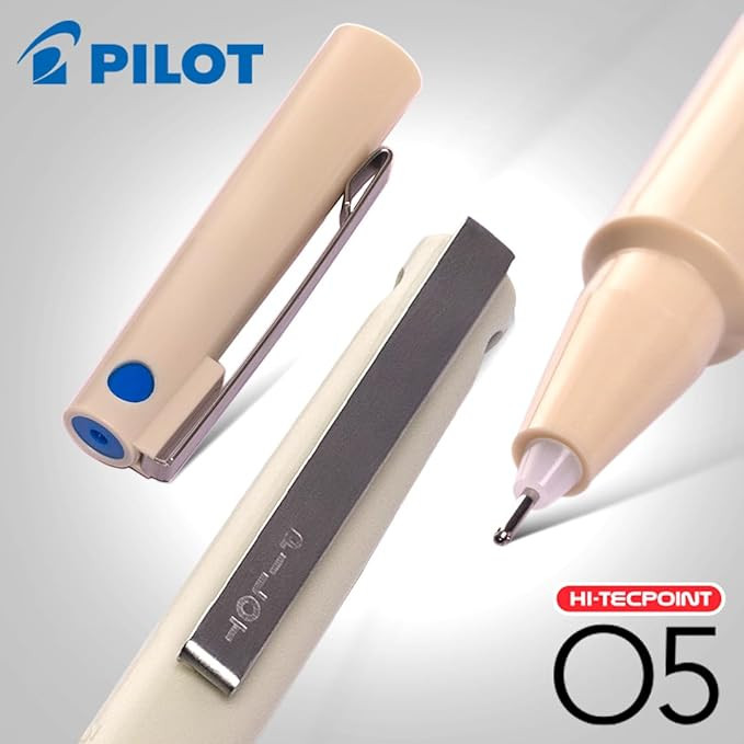 Pilot Hi-Techpoint 05 Super Value Pen - Pack of 3 (Blue)