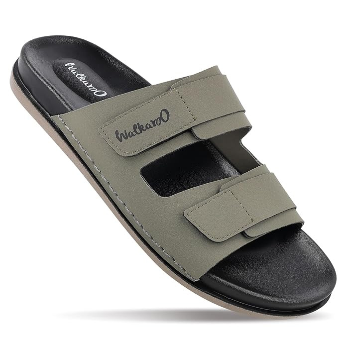 WALKAROO Comfort Sandal For Men's|CloudStep Dual-Density PU Sole – Ultimate Comfort|Stylish Casual Wear|WE1347