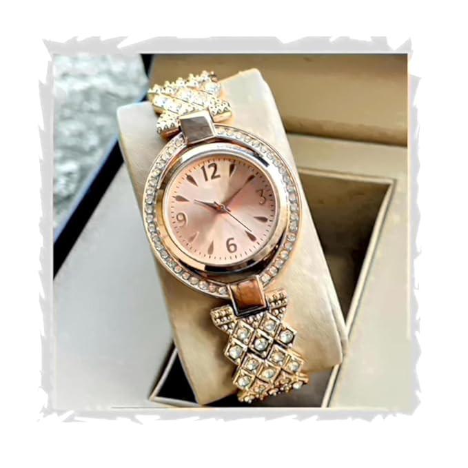 styledose Women Analogue Wrist Watches for Women's & Girls&Miss&Ladies Diamond Studded Stylish Bracelet Strap