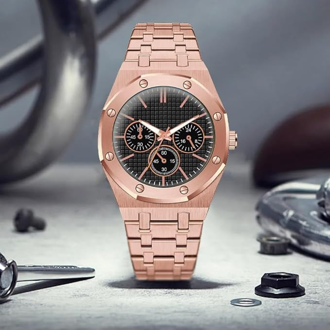 Acnos® Premium Brand Square Analog Multi Dial Multi Case Multi Belt Unisex Watch Women Men