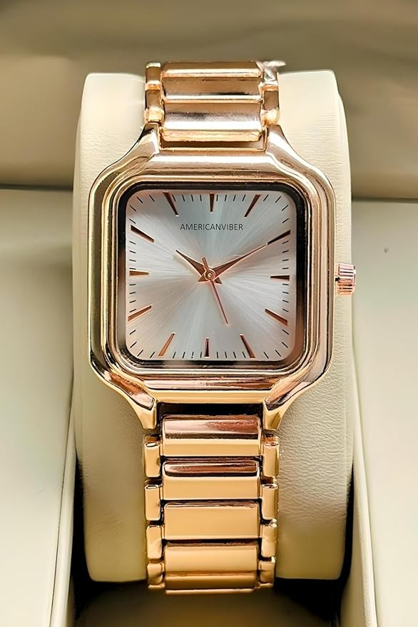 DRW0032 Brown+DRW006 Rose White Designer Combo Watches for Women ? Premium Look Analog Watch - for Women ()