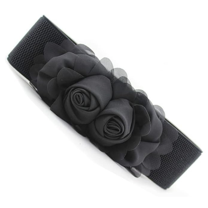 Shining Diva Fashion Metal Waist Belt For Women Dresses Jeans Skirts Hip Saree Belly Chain Western Traditional (Black) (14815Wb)