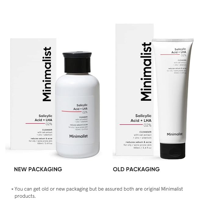 Minimalist Anti-Acne Salicylic Acid 2% Face Wash For Oily & Acne Prone Skin | With LHA for Pore Cleansing, Oil Control & Sebum Regulation | Sulfate-Free Formula with Zinc for Gentle Exfoliation | Cleanser for Women & Men | 100 ml