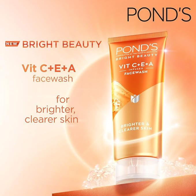 POND'S Bright Beauty Vit C+E+A Gel Face Wash 100ml