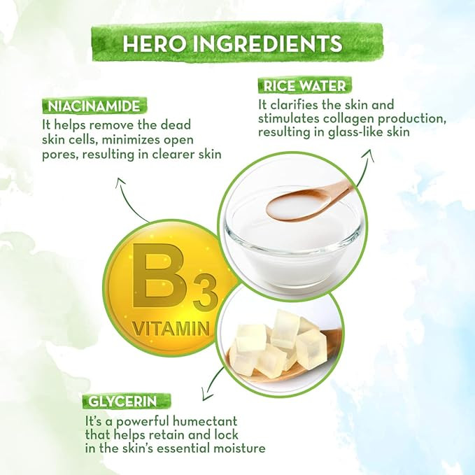 Mamaearth Rice Face Scrub for Glowing Skin, With Rice Water & Niacinamide for Glass Skin - 100 g