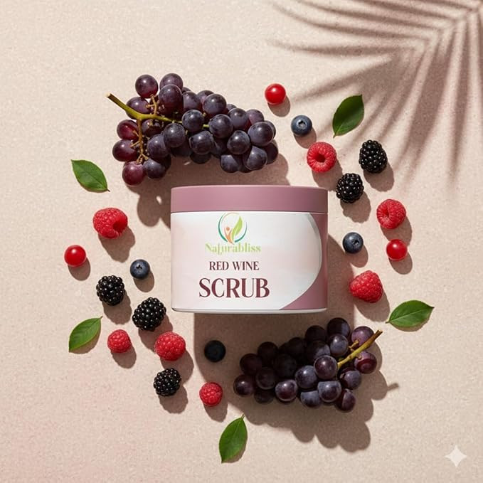 Red Wine Face Scrub 50g Pack of 2