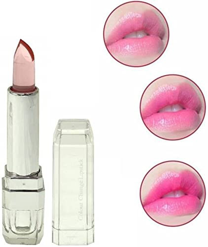 Transparent Colour Changing Moisturizing Jelly Lipstick for Glossy Pink Lips in Gold and Pink Colour (Pack of 2)