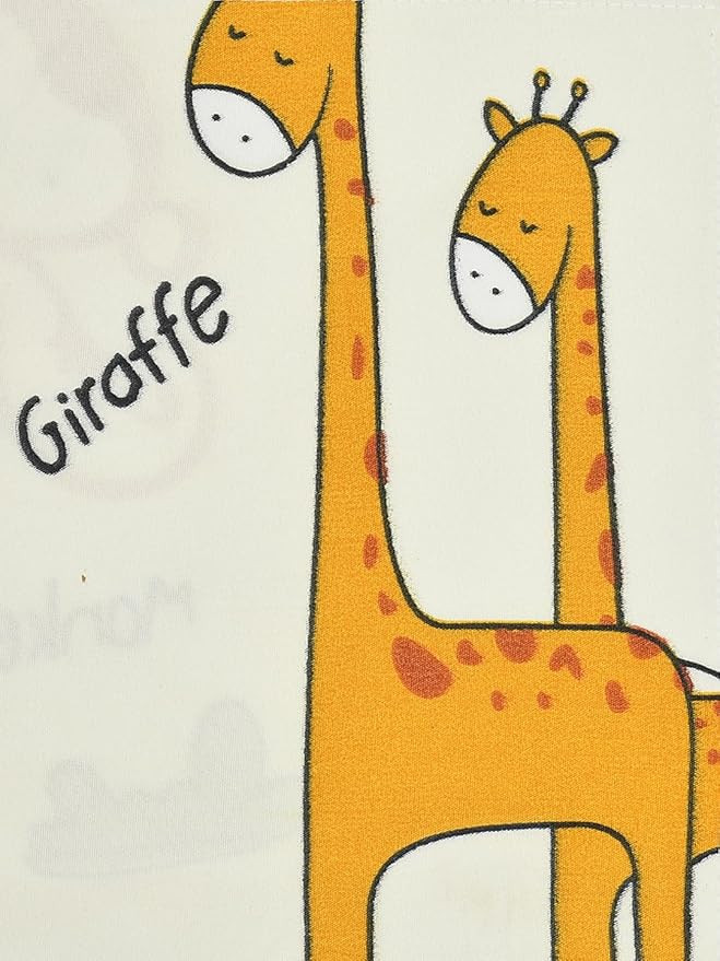 Animal Design Zig Zag Stitching King Size Set of 6 Glace Cotton Pillow Covers/Pillow Case-20 x 30 Inches, 50 cm x 75 cm