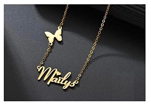 Customized/Personalized Single Name Unisex Necklace/Pendant/Mangalsutra With Ur Name Or Love One Name With 24k Gold Plating and Laser Engraved Finish