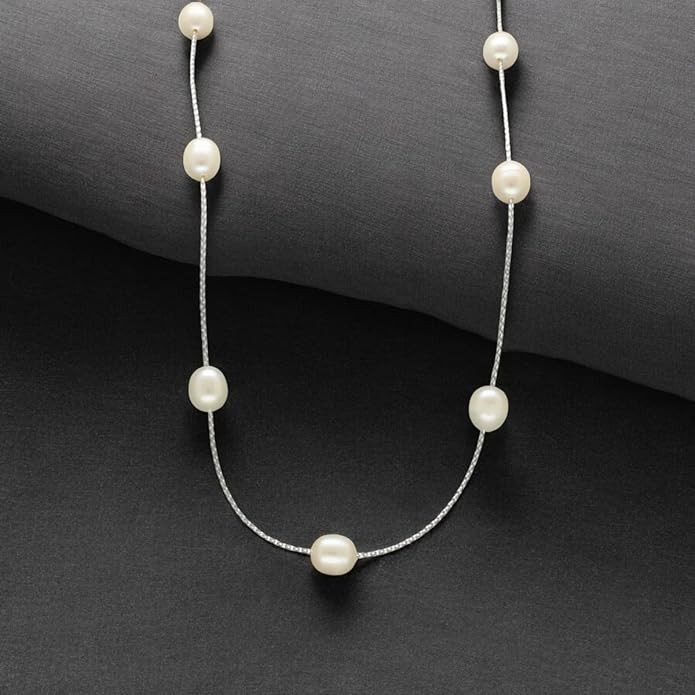 Sri Jagdamba Pearls Dealer Women & Girls Zaral Pearl Set | Gifts To /Wife/Sister | Valentine Gifts friend | Hyderabadi Freshwater Pearls With Certificate of Authenticity