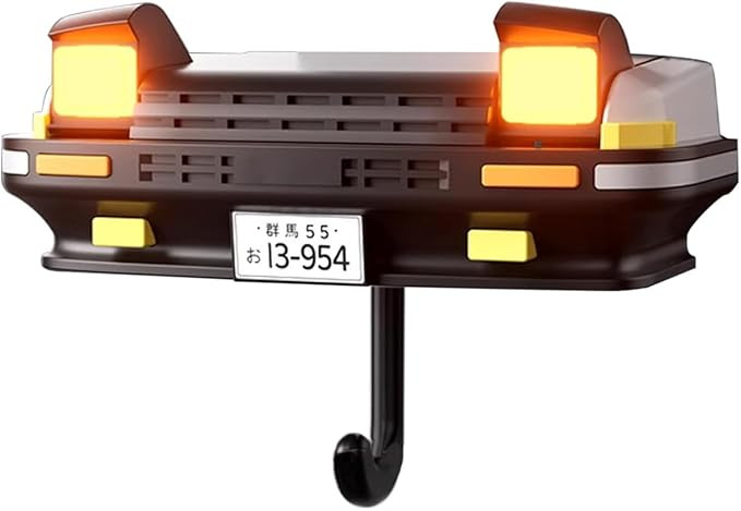 FLYNGO Vintage Car Open Headlights Key Holder for Home Decor Stylish, Stickable Wall Mount Key Stand Rack (Vintage)