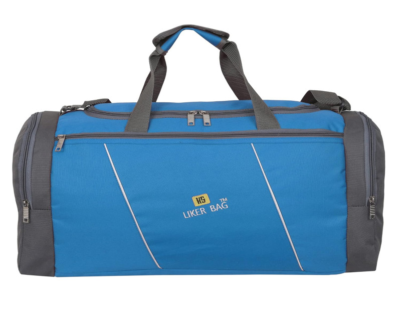 60 L Hand Duffel Bag - Heavy Carrier Luggage Bag Hand Duffel Bag - Luggage Bags for Men & Women 60 L Large Capacity (Sky Blue)