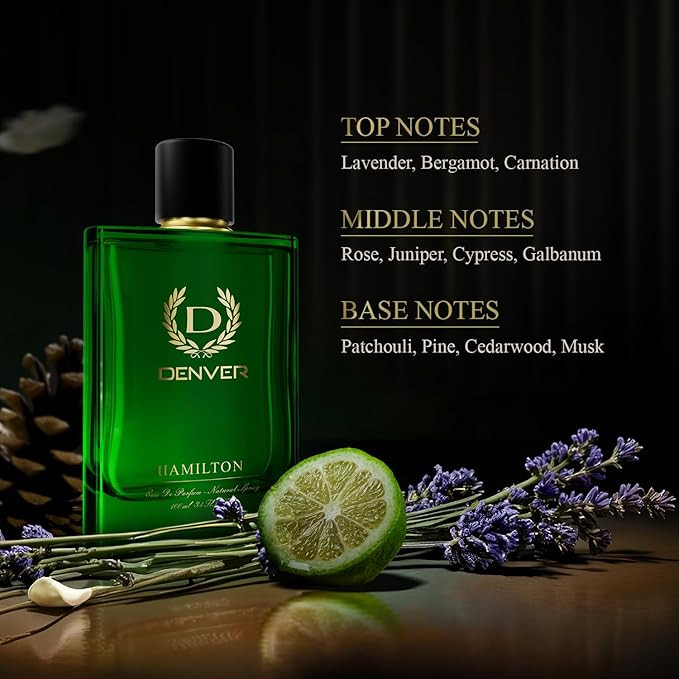 Denver Hamilton & Imperial Perfume - 100 ML Each, Pack of 2 |Long Lasting Perfume Body Scent For Men