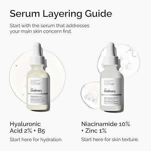 The Ordinary Niacinamide 10% + Zinc 1%, Brightening & Smoothing Serum for Blemish-Prone Skin, 30ml
