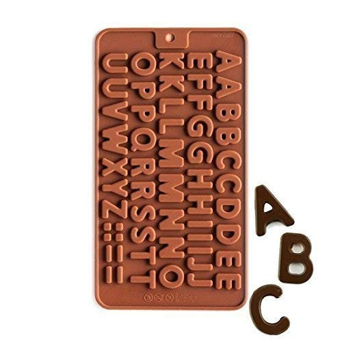Silicone Alphabets Shape Chocolate Mould Jelly Candy Mold | Cake Baking Mold | Bakeware Chocolate Moulds, 11 Cm