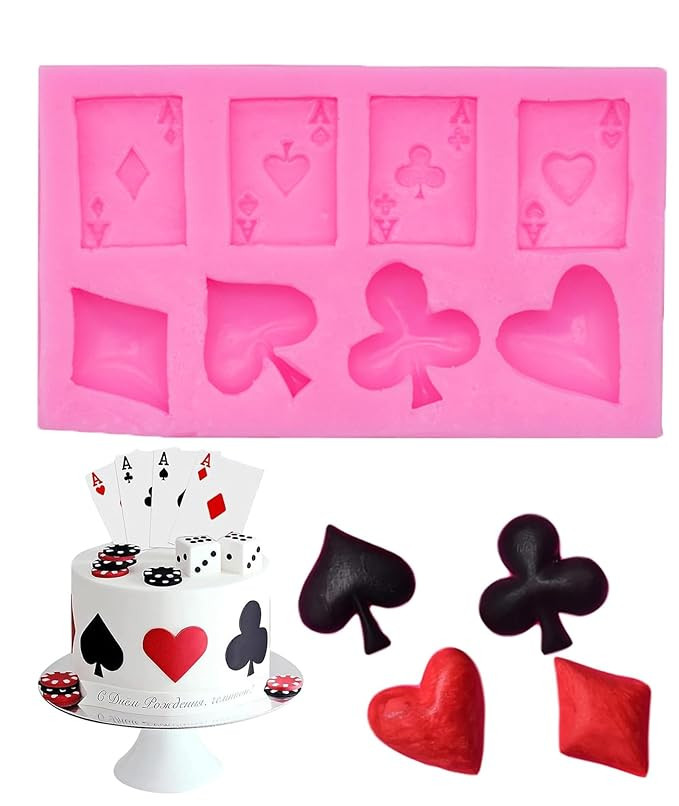 Cake Decorating Items,Fondant Mould,Chocolate Mould,Suitable for Cake Decoration, Hard Candy, Cupcake Decoration, Cake Lollipops