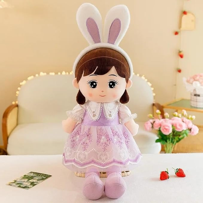 SCOOBA Super Soft Furry Wings Doll 50cm Single Piece Pink Color