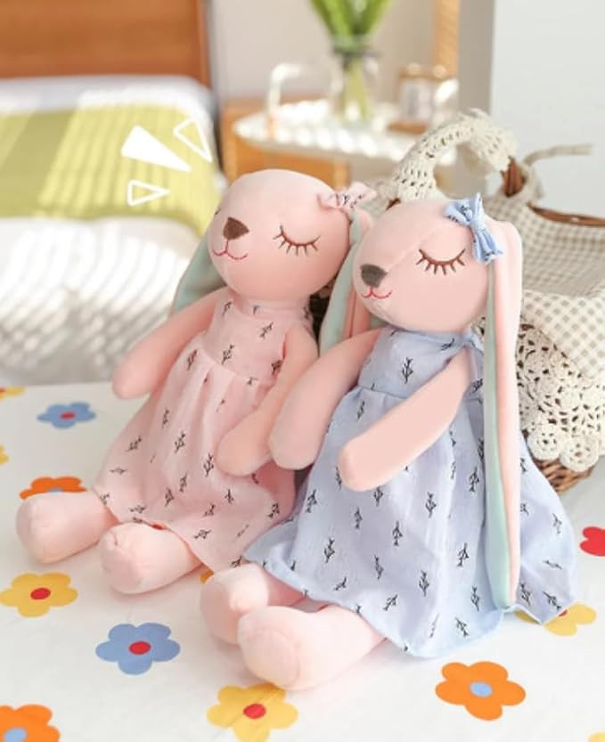 SCOOBA Super Soft Korean Quality Frock Dress Rabbit 35cm Pack of 1 Random Color Will be Send
