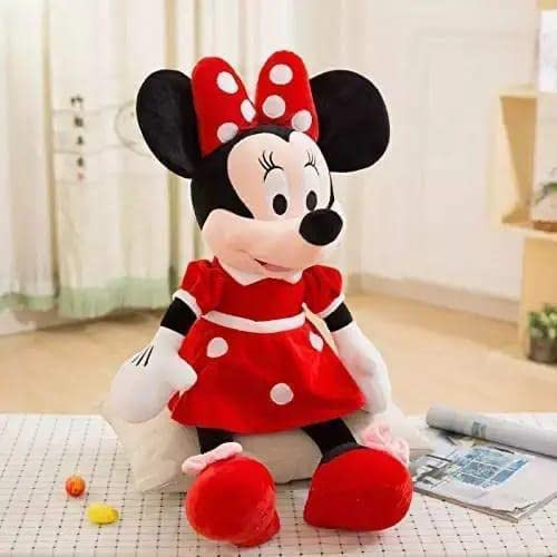 Red Mouse Stuffed Soft Toy for Kids Plush Toy for Kids Birthday Gift for Babies/Girls/Boys