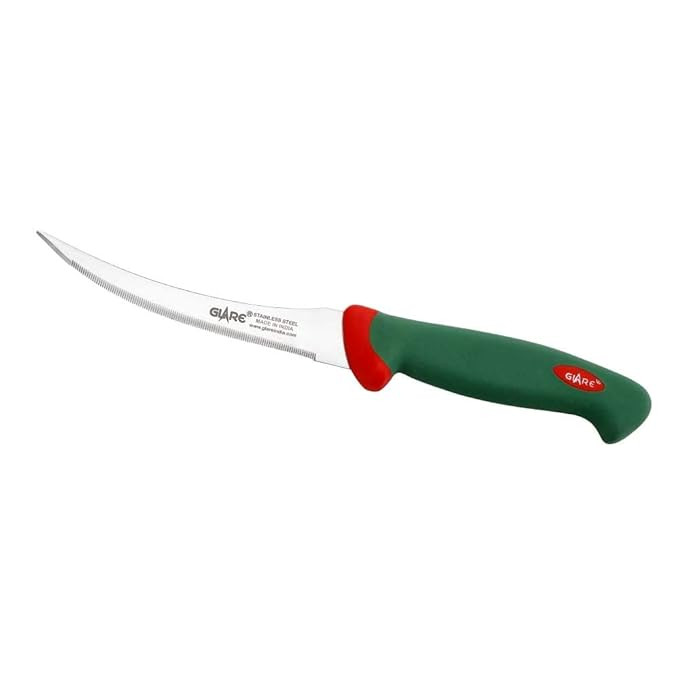 Glare GA-104 Kitchen Tomato Knife for Cutting Vegetables, Fruits and for Professional Home use - 210 MM (Stainless Steel)