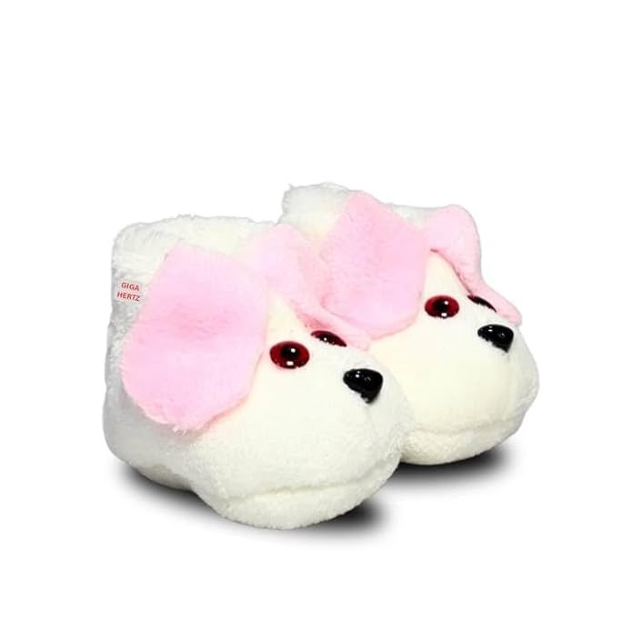 GIGAHERTZ Baby Booties – Soft Plush Infant Shoes | Warm Cartoon Crib Footwear for Newborn Boys & Girls (0-7 Months) | Any Color Can Be Sent