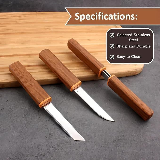 Kitchen Knife Set, Double Blade Multi-Functional Vegetable Knife, Stainless Steel, 1 Piece