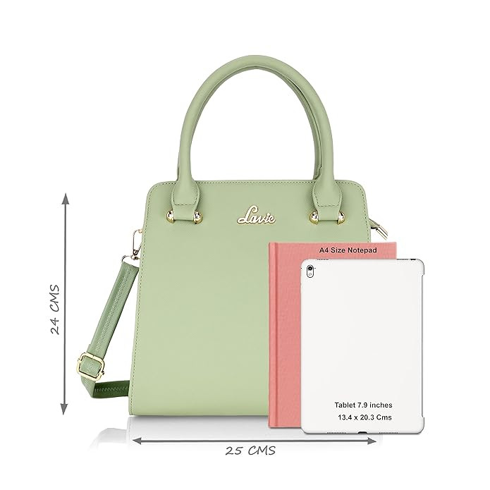 Lavie Women's Ushawu Small Satchel Handbag for Women | Satchel Bag for Work | Ladies purse | Stylish Shoulder Bag | Gift For Women