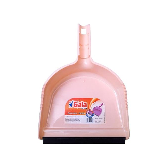 Gala Dustpan for Floor Cleaning, Dustpan for Broom,Flat scoop (Color May Vary)