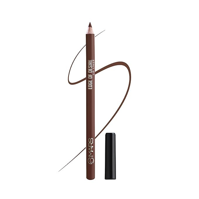 MARS Matte Lip Liner | One Swipe Smooth Application | Long Lasting Lip Pencil (1.4gm) (14-CHOCO BUTTER)