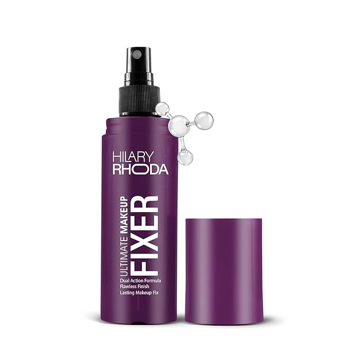 Hilary Rhoda Ultimate Makeup Fixer | Long-Lasting, Hydrating & Weightless Setting Spray | Waterproof Makeup Fix | Infused with Niacinamide & Hyaluronic Acid | Non Sticky | Glowing & Flawless Finish | 100ml