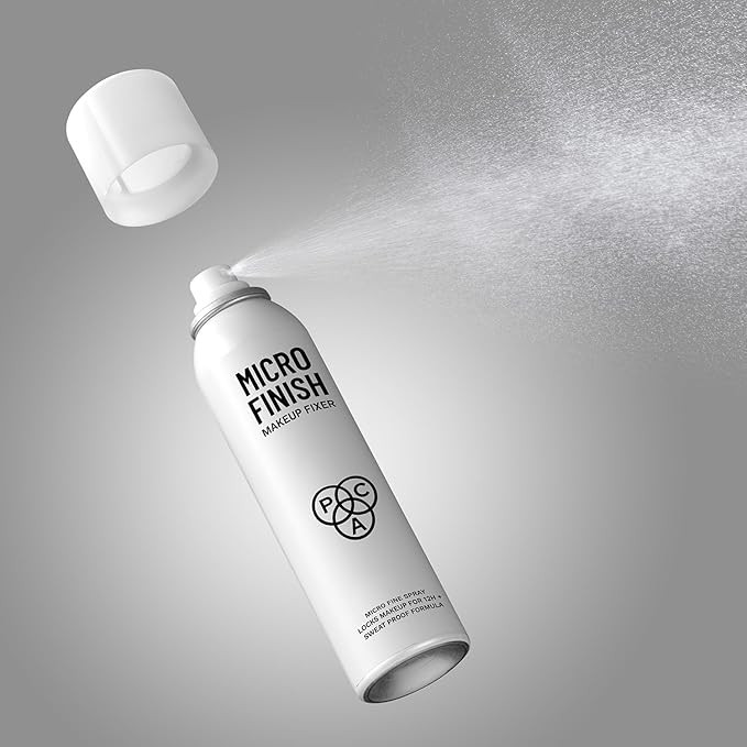 PAC Micro Finish Makeup Fixer Spray | Quick Drying Microfine Mist with Sweatproof Transferproof Formula | Lightweight & Non-Sticky Makeup Setting Spray | 120ml