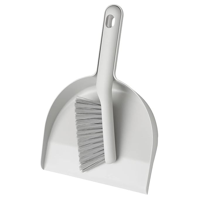 IKEA Dust pan and Brush (Grey)