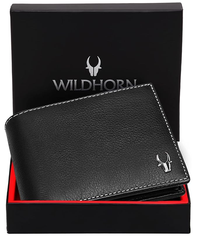 WildHorn RFID Protected Leather Wallet for Men
