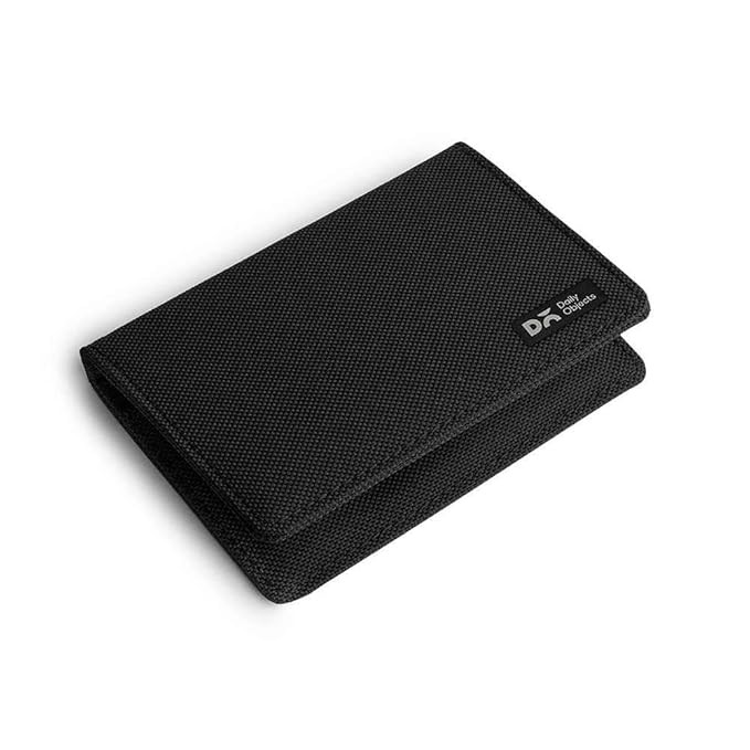 DailyObjects Black Ballistic Nylon Business Visiting Card Wallet